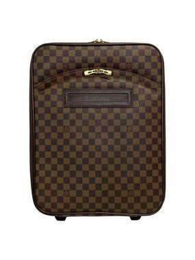 LOUIS VUITTON Pegase 45 (Old Model) Ebene Damier Suitcase bran848-100325